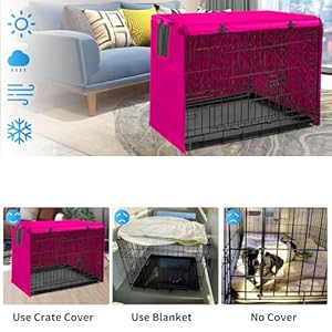 Dog-Crate-Cover-48-inch-XL-Dog-Kennel-Outside-Cover-Big-Dog-Cage-for-Large-Dogs-Wire-with1-2-3-Doors-Waterproof-600D-Oxford-Fabric-IndoorOutdoor-PinkDog-Crate-NOT-Included - Cucciolini Doodles   Dog-Crate-Cover-48-inch-XL-Dog-Kennel-Outside-Cover-Big-Dog-Cage-for-Large-Dogs-Wire-with1-2-3-Doors-Waterproof-600D-Oxford-Fabric-IndoorOutdoor-PinkDog-Crate-NOT-Included