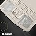 Overhead Console Reading LED Light Console Replacement for Mazda 6 2009-2013, CX9 2010-2015, Upgraded Version Sunroof Switch Console Replace# GS4C-69-970D-30, GS4C69970D75