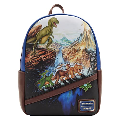 Loungefly Land Before Time Poster Womens Double Strap Shoulder Bag Purse4