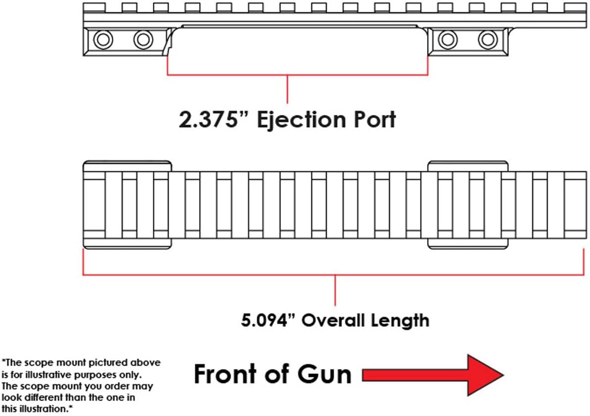 EGW HD Picatinny Scope Mount for CZ 527 – 16mm Dovetail, CNC Machined 7075 Aluminum, Matte Black, Made in USA, Includes Mounting Hardware
