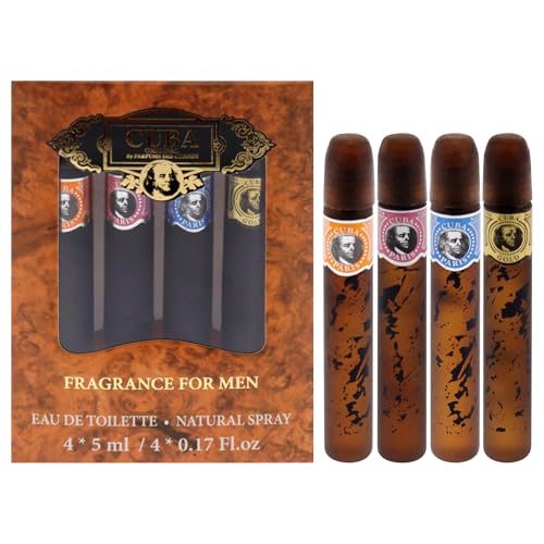 Consejos para Comprar Cuba Orange los 5 mejores. 38 Cuba Collection By Champs For Men. Gift Set (Contains Miniature 5 Ml Ofcuba Gold & Red & Blue & & Orange )