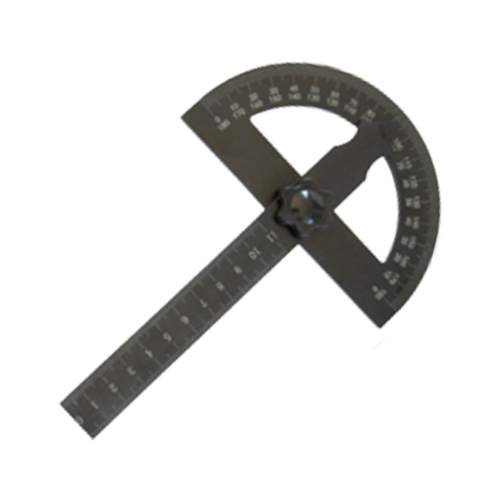 Puxzyax Versatile Angle Measurement Ruler With Adjustable Arm Double Functionality To Accurate Readings Easily Tailored To Users Metal Adjustable General