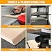 Hoteche 10-Inch Benchtop Planer and Jointer Combo with Stand 13-Amp Heavy Duty Thickness Planer for Woodworking, Adjustable Depth 0-3mm