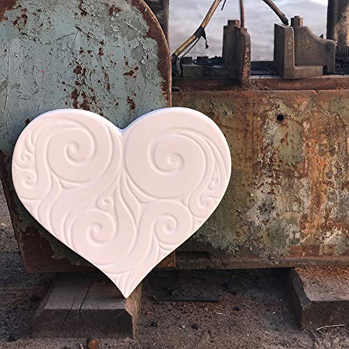 Svitmolds Concrete Mold Decorative Heart Stepping Stone For Garden Mold Concrete Mould Abs Plastic (S31) #TOP3