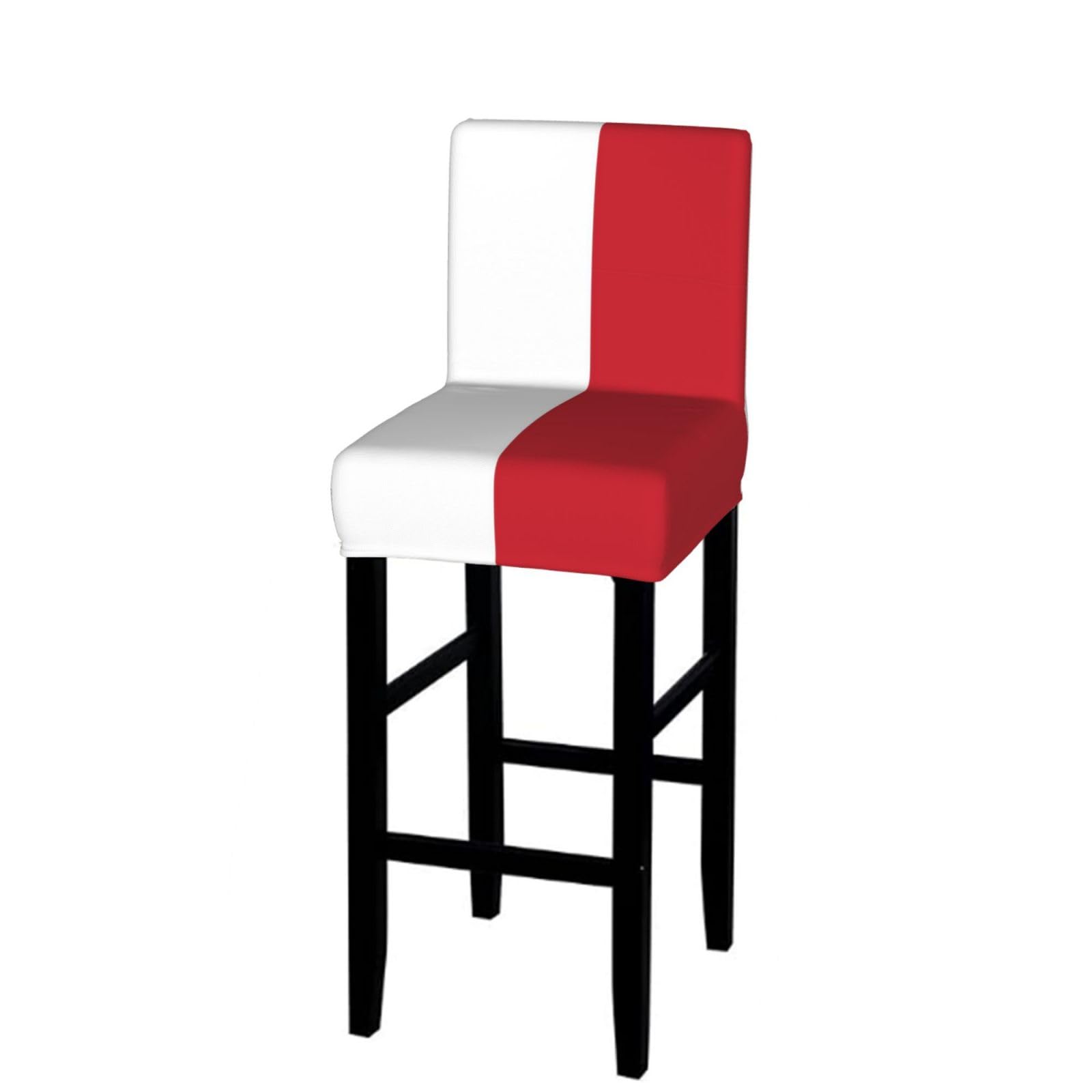 CNTDBU Flag of Malta Bar Stool Cover-Stretchy Chair Slipcover for Kitchen