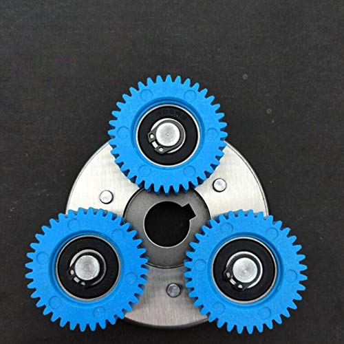 3Pcs 36T Electric Bicycle Wheel Hub Planetary Gears with Bearing Circlips E-Bike for Bafang Motor Mid Motor Accessories, blue