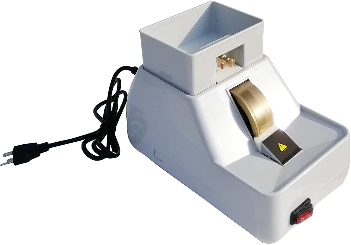 TECHTONGDA Lens Grinder Hand Lens Edger Eye -Glasses Hand Edger With V-groove 110V Manual Lens Edger Polisher Grinding Single Wheel Grinder Optical Hand Stone