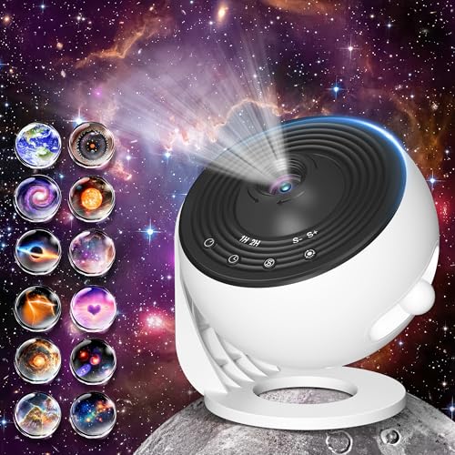 FlyLily Star Projector, Upgraded 13 in 1 HD Planetarium Galaxy Projector for Bedroom, 360&deg; Rotating...