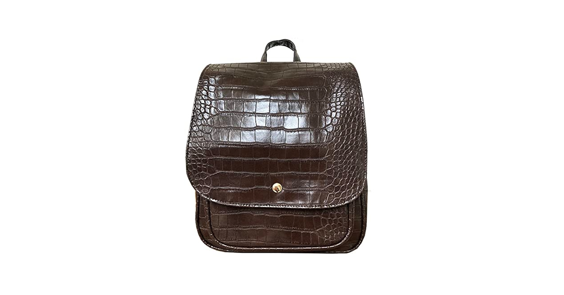 PERLINA NEW YORK 本革　ブラックxゴールド　ミニリュック ブラック 人気 フラップ ミニリュック お洒落なレディースバック