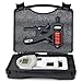 Grip Strength Tester Trainer and Dynamometer with Case, Hand Grip Strengthener Gripper, Forearm Strengthener, Premium Adjustable Hand Exercisers for Sports, School, and Home Use