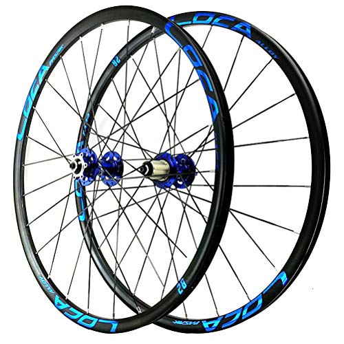 26 27 5-Zoll-MTB-Mountainbike-Laufradsatz Leichtmetall-Doppelwandfelge Scheibenbremse Schnelle Veröffentlichung 6 Pawl 8-12 Geschwindigkeit 24H (Color