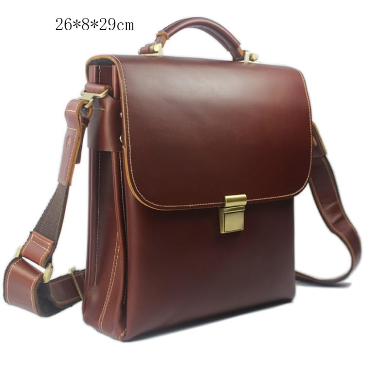 Men Briefcase Portfolio Men Leather Briefcase Handbag Business Bag Attache Case Male Crossbody Bag2