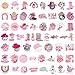 110PCs Pack Disco Cowgirl Sticker for Kids,Pink Fashion Cow Girl Stickers for Kids Girl,Coastal Cowgirl Waterproof Vinyl Decals for Laptop,Water Bottle Sticker for Girls,Party Supplies Stickers