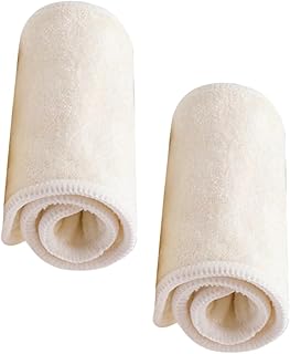 SAFIGLE 2 Peças 4 Fraldas Para Recém-Nascidos Fraldas Para Bebês Recém-Nascidos Fraldas De Bambu Fraldas Para Recém-Nascidos De Bambu Fraldas Infantis De Pano Inserções De Fraldas Para