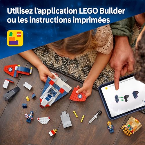 LEGO® Super Heroes 76319 Captain America contre Thanos - vue 7