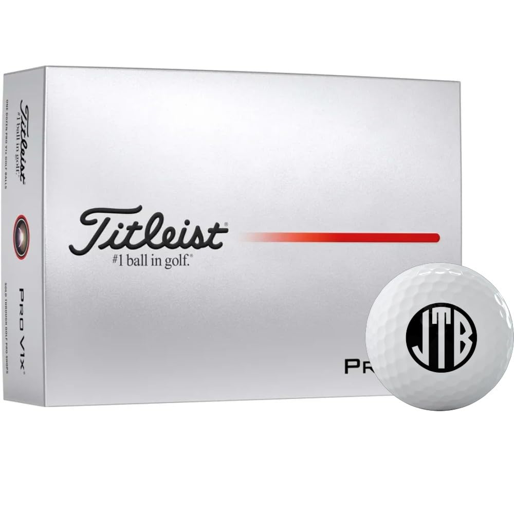 Titleist Pro V1x Monogrammed Golf Balls - 2025 Model