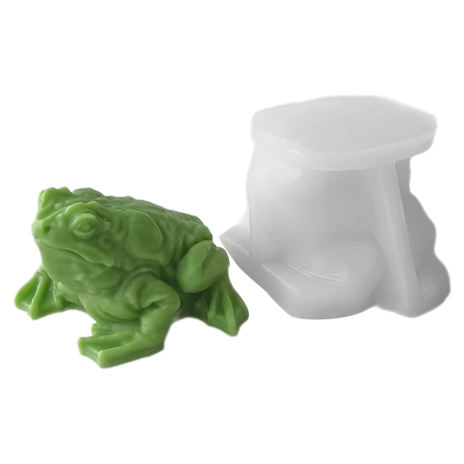 NEWFT Animal Shaped Candlestick Mold Silicone Candle Holder Mould Easy to Demold Decoration Mould Gypsum Home Ornaments