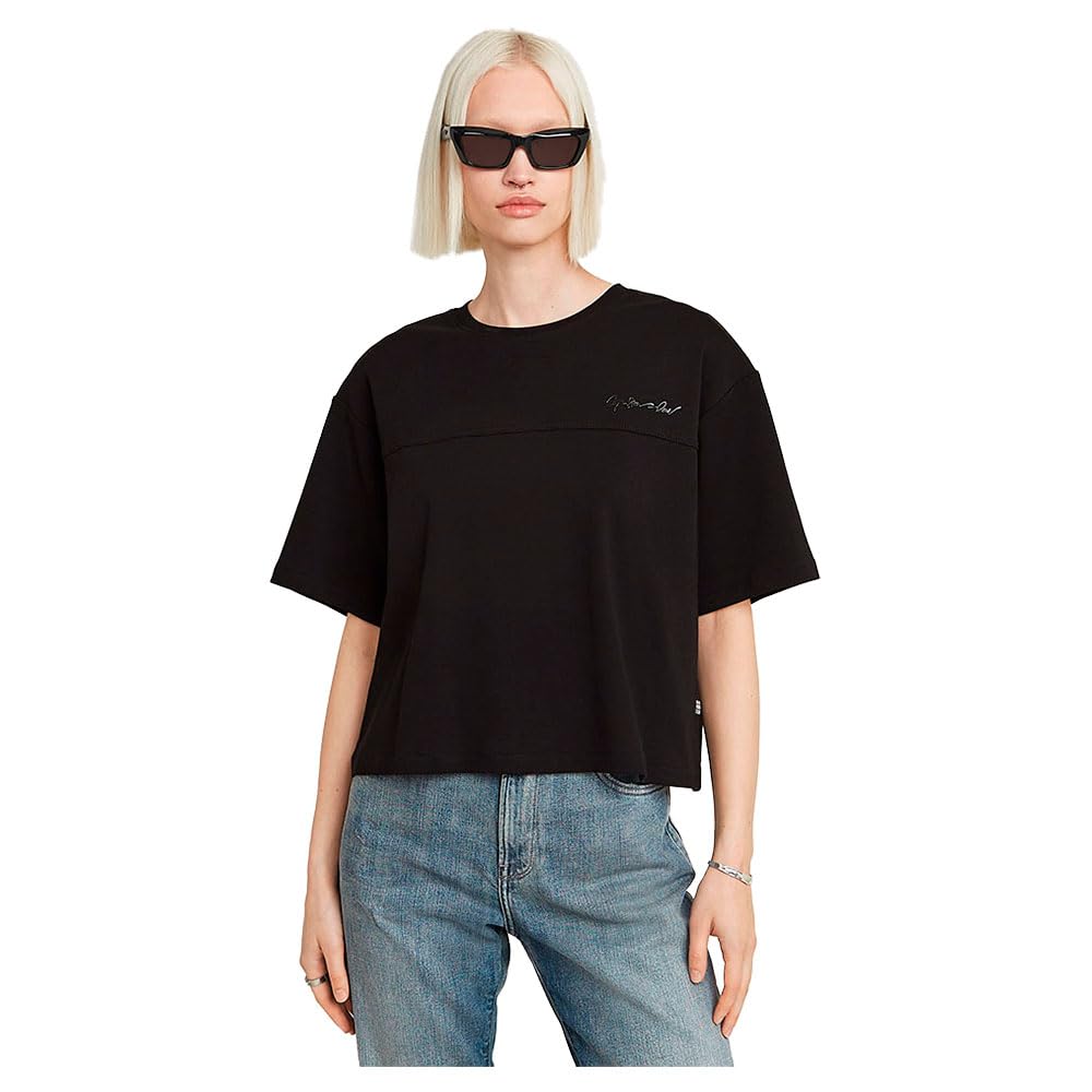 G-Star Women's Black (Dk Black D26419-C812-6484) G-Script Loose Top, Xl