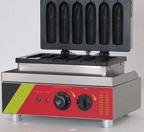 Generic Commercial Use Nonstick 110v 220v Electric 6-cavity Corn Dog Maker