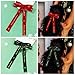 2 PCS Black Red Girls Christmas Velvet Bow Hair Clip for Women Vintage Wedding Long Ribbon Korean Hair Pin Barrette Hair Accessories