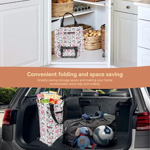 Haushalts-Einkaufswagen, tragbare Einkaufstasche für ältere Menschen, zusammenklappbarer Einkaufswagen mit Rädern für Camping im Freien – Bild 5