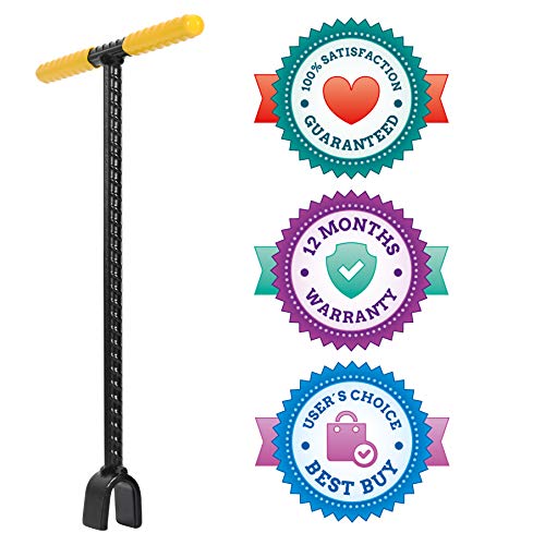 Water Meter Key 12 Inch - Contractor Grade Enforced Steel T-Handle - Curb Valve Key Wrench Tool for Curb Main Water Shutoff Valve | Comes with 4-way Multi-Functional Utility Key - Thumbnail 3