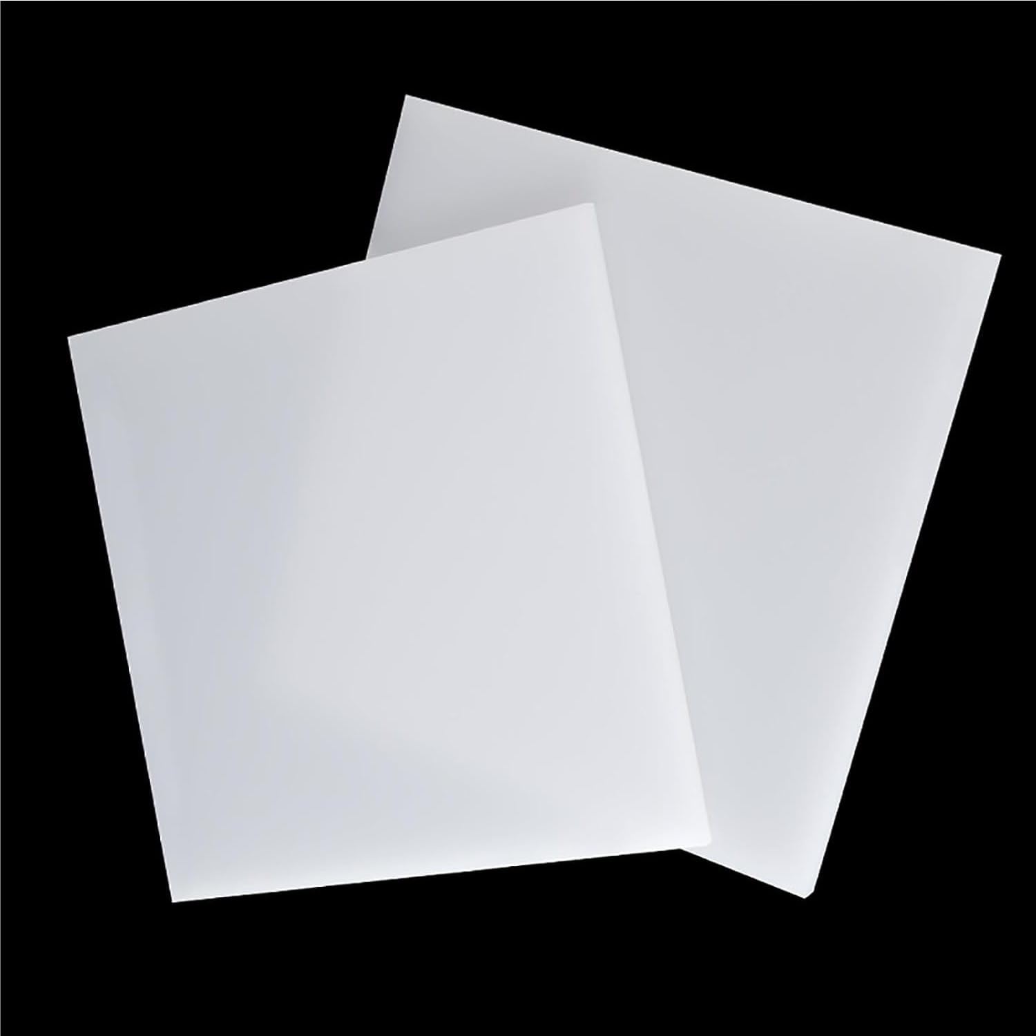 Biała płyta nylonowa 300x400mm, 2 sztuki, odporna na zużycie płyta z tworzywa PA do części DIY(5mm)
