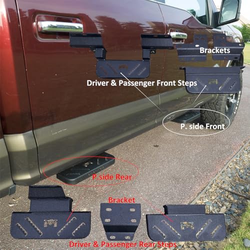 Estribos Laterales para Ford F150 y F250 2015-2026 miniatura 4