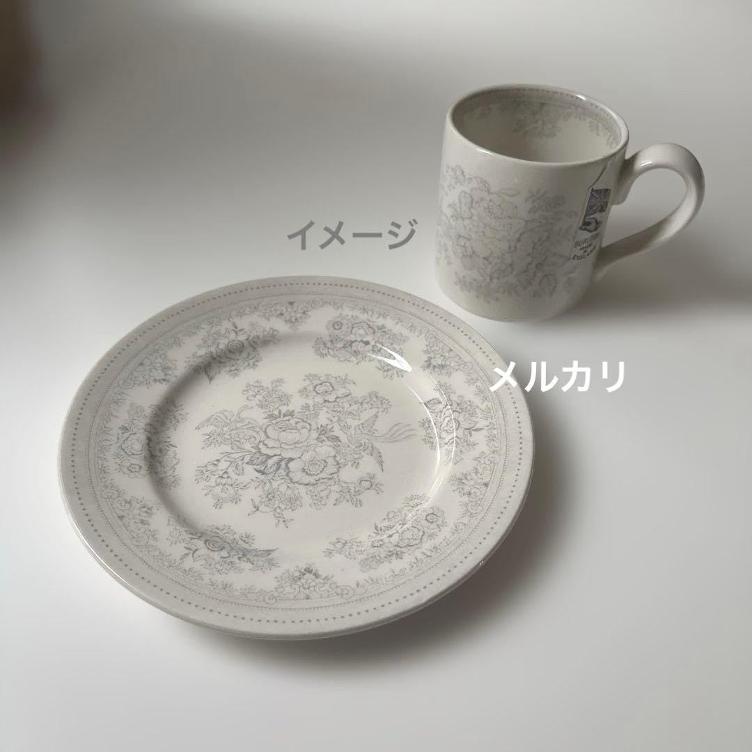 Amazon.co.jp: バーレイ プレート ダヴグレイアジアティックフェザンツ