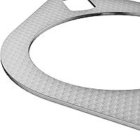 Vista 4 de Spec-D Tuning 2,5 "aluminio de escape de cabeza abajo tubo colector colector brida junta 2 pernos