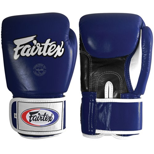 Image of Fairtex Muay Thai-Style Sparring Glove, White /Black, 14-Ounce