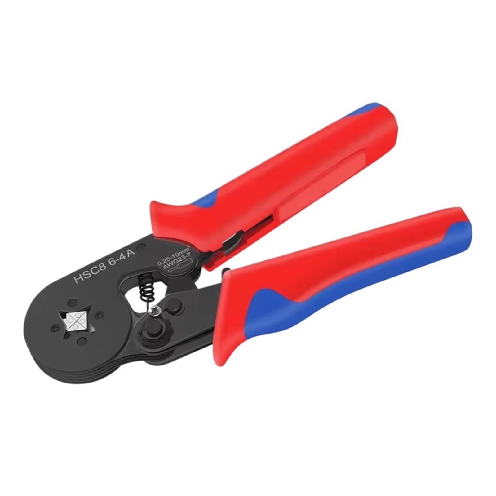 Hydraulic Crimping Tool, Ferrule Crimping Tool HSC8 6-4/6-6 Electrical Crimper Plier for Wire End Crimp Tube Terminals Circuit Repair(HSC8 6-4A)