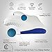 Cooling Gel Cervical Neck Pillow for Pain Relief Sleeping – Ventilated Blue Memory Foam - Orthopedic Contour Pillow for Side, Back, Stomach Sleeper - Ergonomic Neck and Shoulder Support Pillows