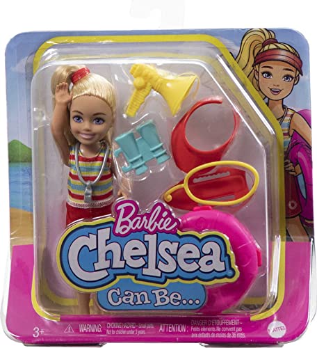 Set de muñeca Chelsea salvavidas con accesorios miniatura 5