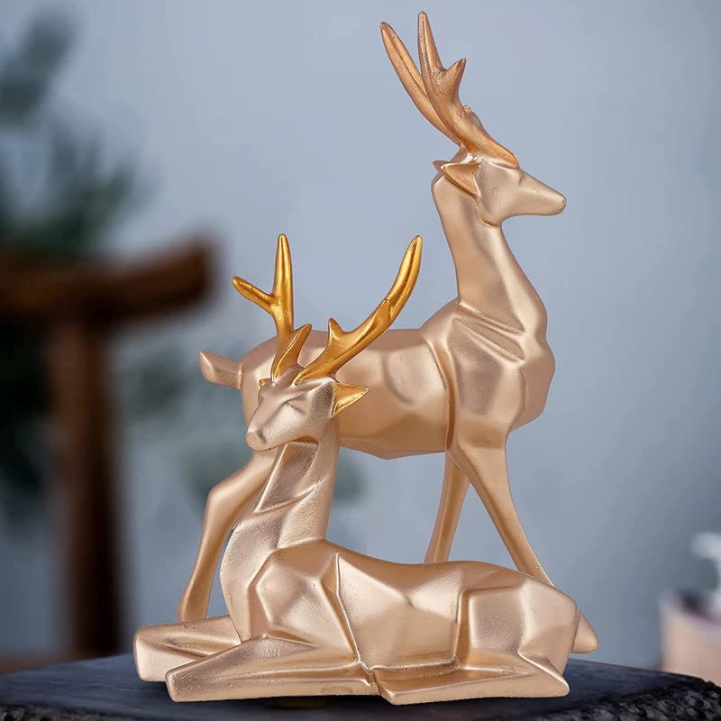 Art deer statue animal figurine pour célébrer un mariage