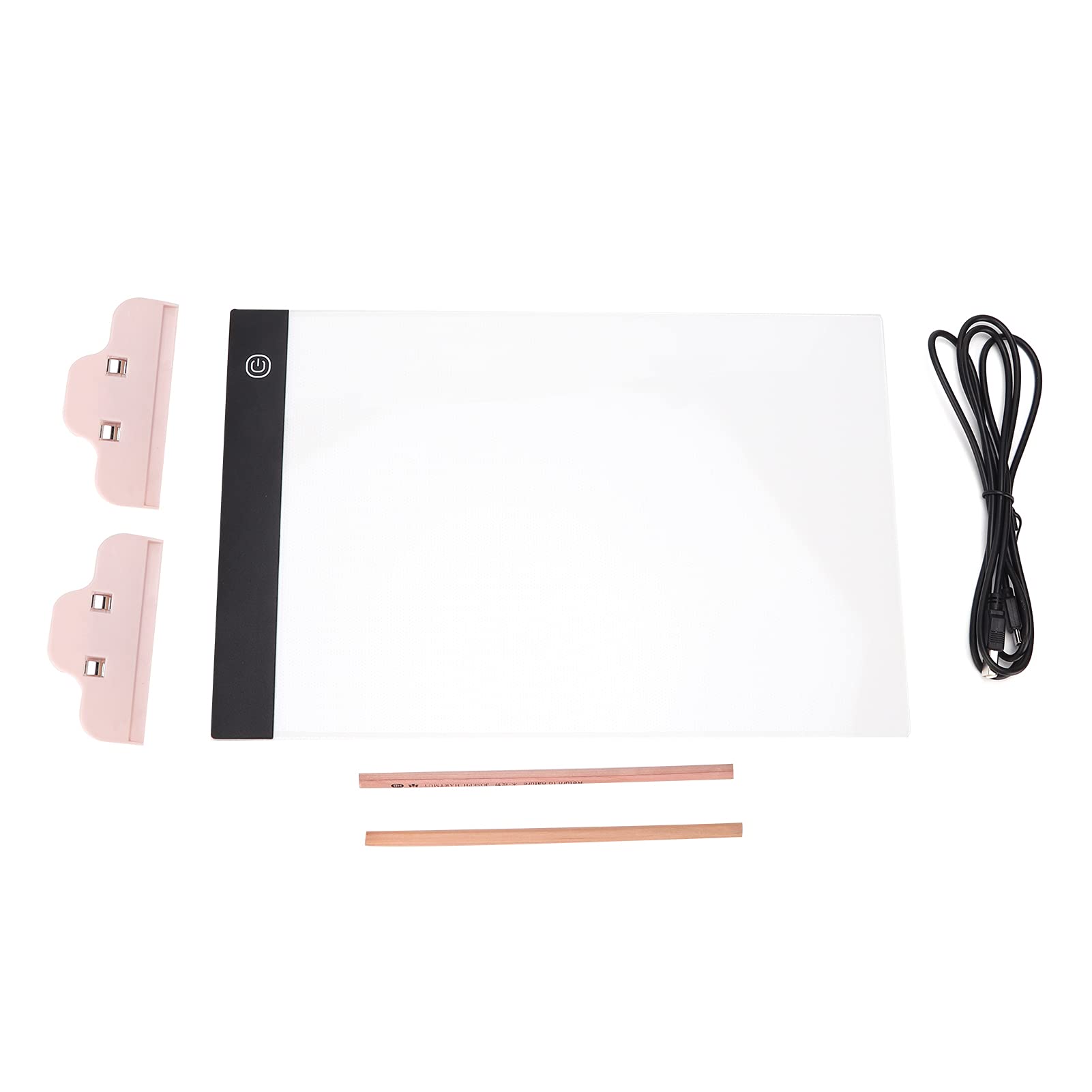 Pannello luminoso da tracciamento, tavolo luminoso portatile con luminosità regolabile ultra sottile con cavo USB, dimmer a 3 livelli per schizzi, tracciamento di tatuaggi,