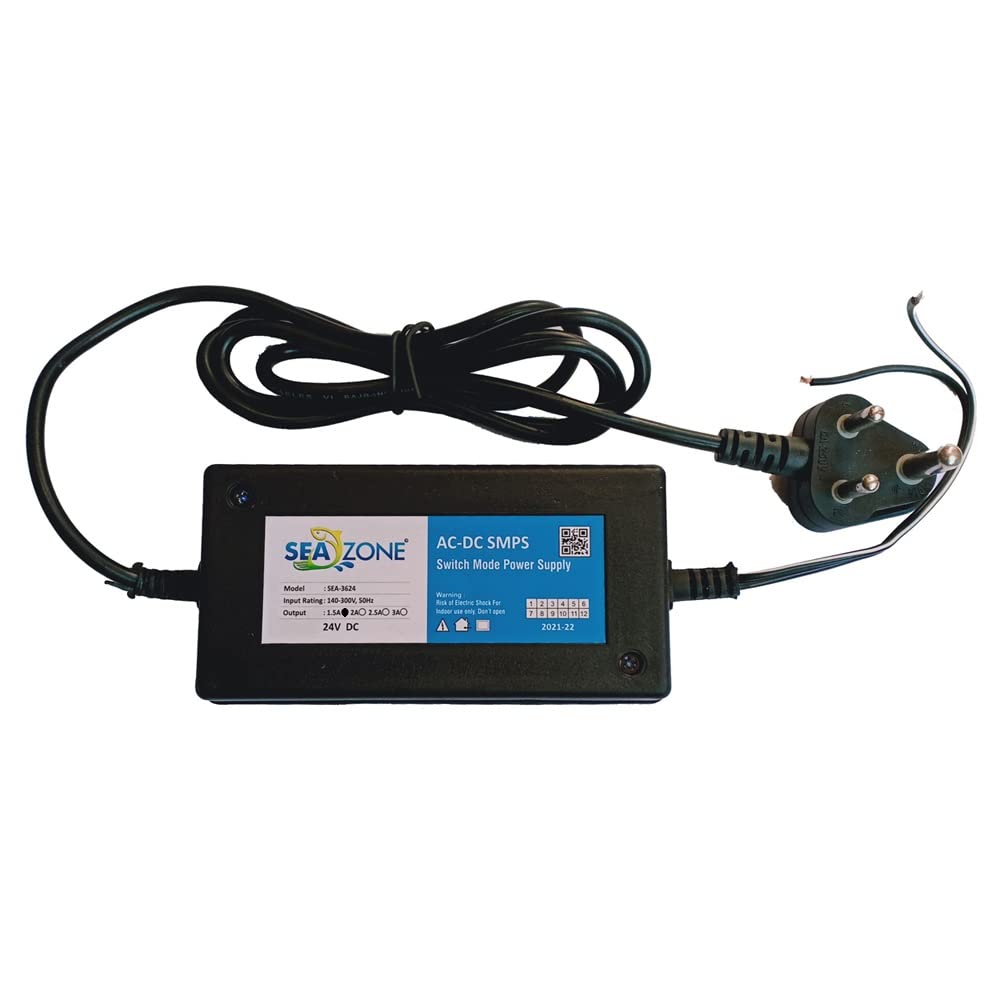 Seazone Ro 24V 1.5 Amp SMPS AC DC Power Supply (1 Year Warranty)(for All Types of Ro Water Purifier)