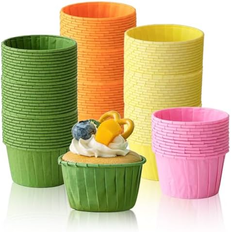 160 Pcs Caissette Muffins Papier, Caissettes Cupcake, Moules Muff...