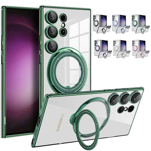 Angel Smile Galaxy S22 Ultra P[X MagsafeΉ NAP[X MNV[S22Ultra gуP[X CX[d Ot B[X^h Yی  ^ ϏՌ (O[, Galaxy S