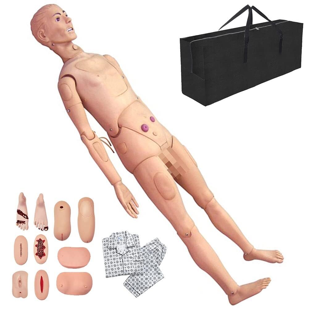 170cm Geriatric Training Manikin Medical Mannequin with Simulation Visceral for Students Education Teaching Medical Training Skills