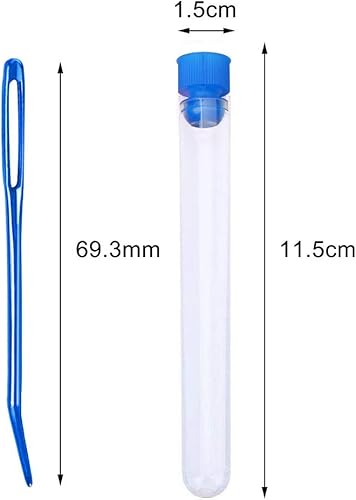 Miniatura 3 de 8 agujas de aluminio para tapiz, agujas de hilo romo, agujas de tejer dobladas gigantes, agujas de tejer dobladas en caja para tejer ganchillo