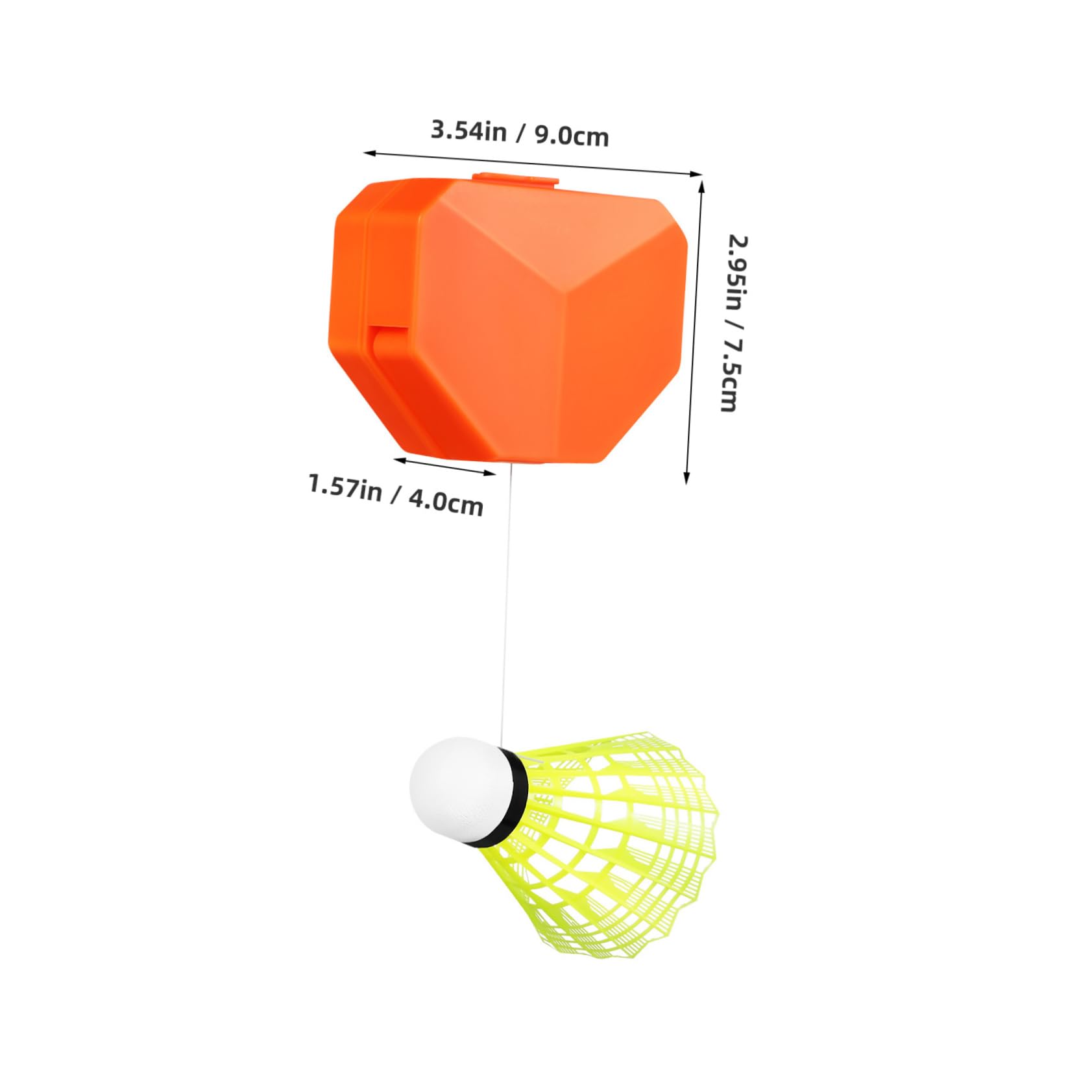 VICASKY Single Badminton Trainer Self Returning Shuttlecock Practice Badminton Aid Elastic Trainer Random Color