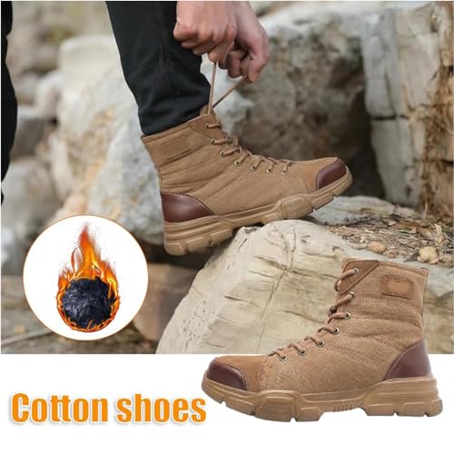 YTINGNICE Boots for Men Boots for Men Mens Steel Toe Work Boots Lightweight Breathable Shoes for Hiking Boots2