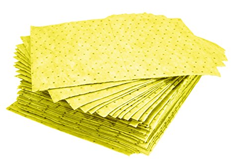 Image of Oil-Dri L72372 Haz Mat Heavy Weight Absorbent Pads 100, 15-Inch X 19-Inch, Box of 100
