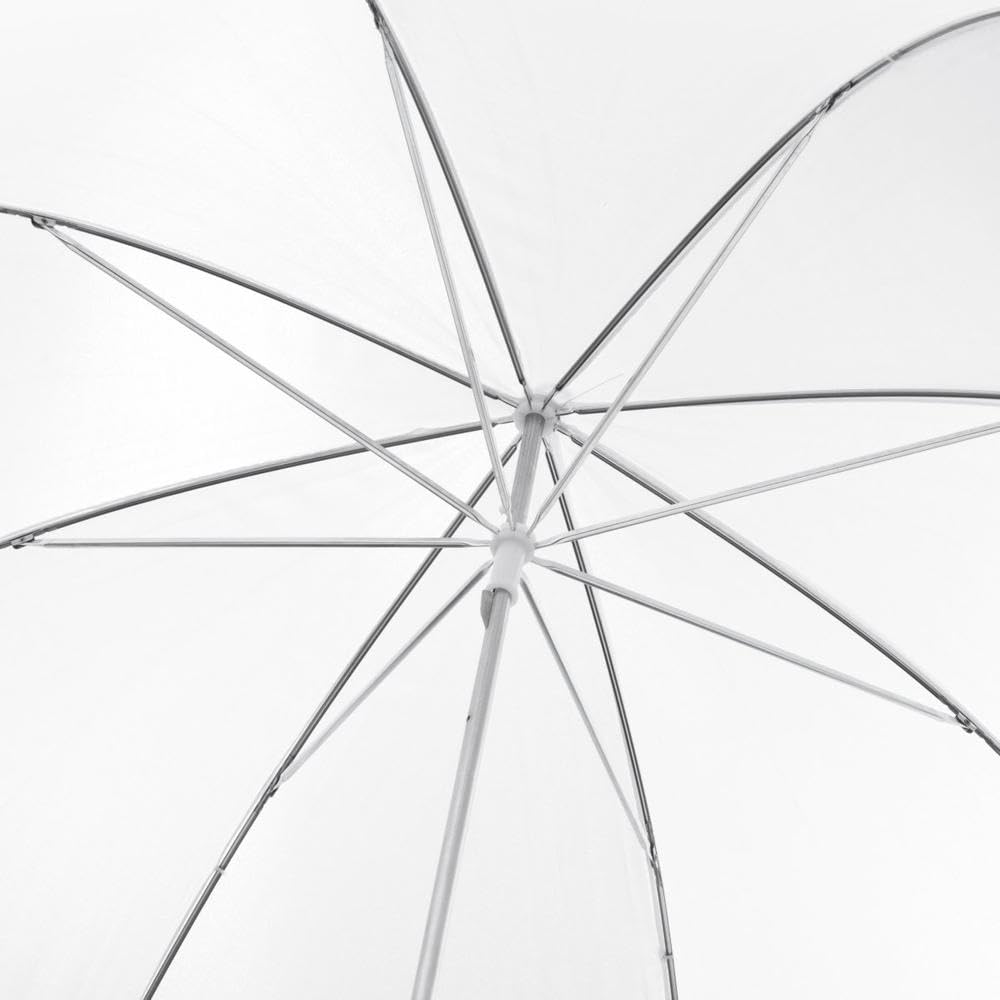 Walimex Parapluie translucide blanc, 84 cm (pour lumière blanche)