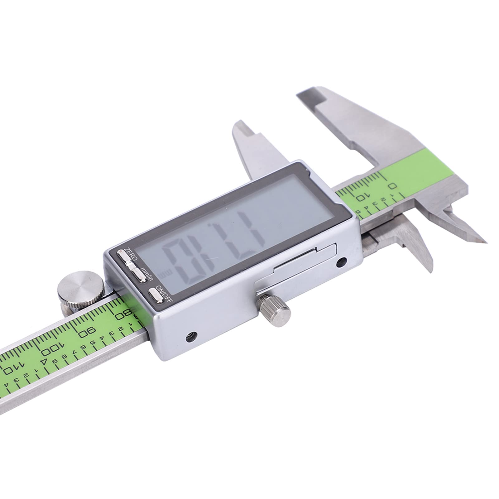 Calibrador Vernier Digital Medidor de Regla Electrónica de Acero Inoxidable Preciso para Medición de Bricolaje (150mm)