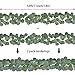 Ageomet 2 Packs Artificial Eucalyptus Garland Greenery, Faux Eucalyptus Vines Silver Dollar Eucalyptus Leaves Mantle Garland for Wedding Backdrop Fireplace Table Decor