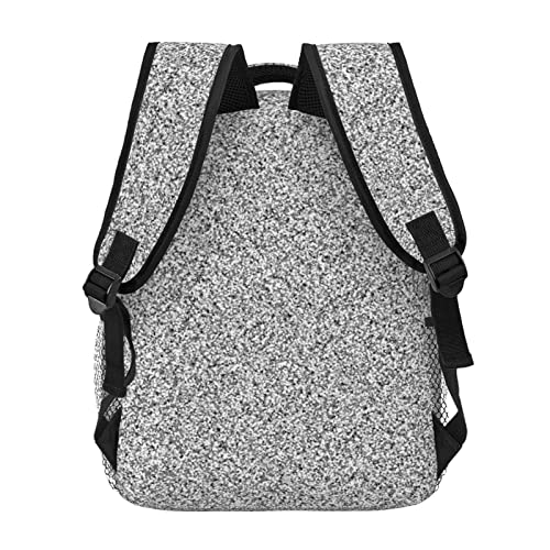 Silver Glitter Backpack Lightweight Backpack for College Travel Work for Men and Women4
