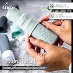 unigo 30pack Full Set TSA Approved Travel Bottles for toiletries, Travel Size Containers for Toiletries, Refillable Leakproof Shampoo and Conditioner Bottles, Toiletry Containers (Gray) - Image 3