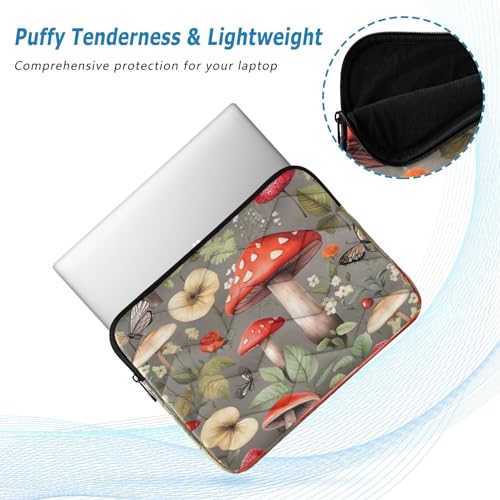 Funda para portátil 13-14 pulgadas impermeable con diseño de hongos miniatura 5